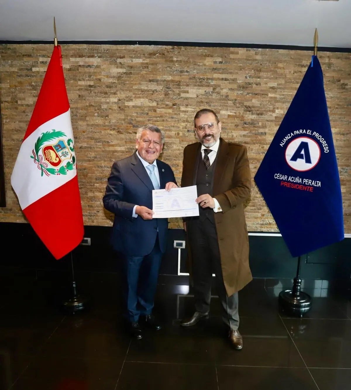 Martin Salas vocero de Alianza por el progreso